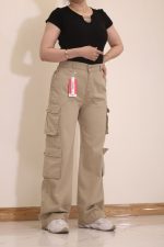 شلوار کتان کارگو