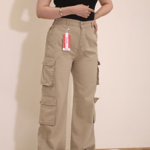 شلوار کتان کارگو