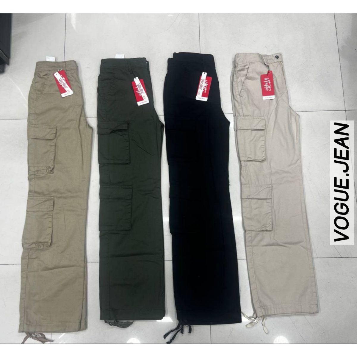 شلوار کتان کارگو - Image 4