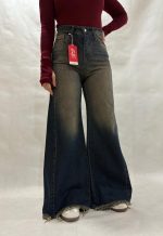 شلوار جین شافل بگ با تینت