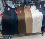 شلوار پارچه ای زنانه مدل بگ جنس سیلک پشت کمر کش رنگ متنوع - Image 2