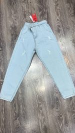 شلوار جین زنانه مدل مام فیت - Image 2