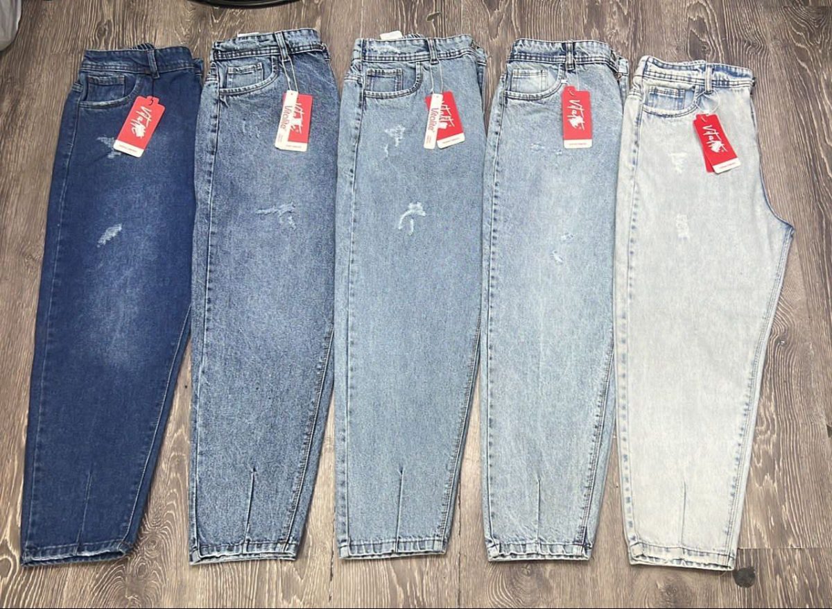 شلوار جین زنانه مدل مام فیت - Image 3