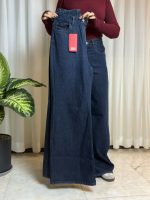 شلوار جین فلر بگ سرمه ای - Image 3