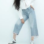 شلوار جین واید لگ  زنانه