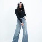 شلوار جین فلر بگ دریایی