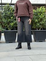 شلوار جین واید لگ  زنانه تا سایز بزرگ