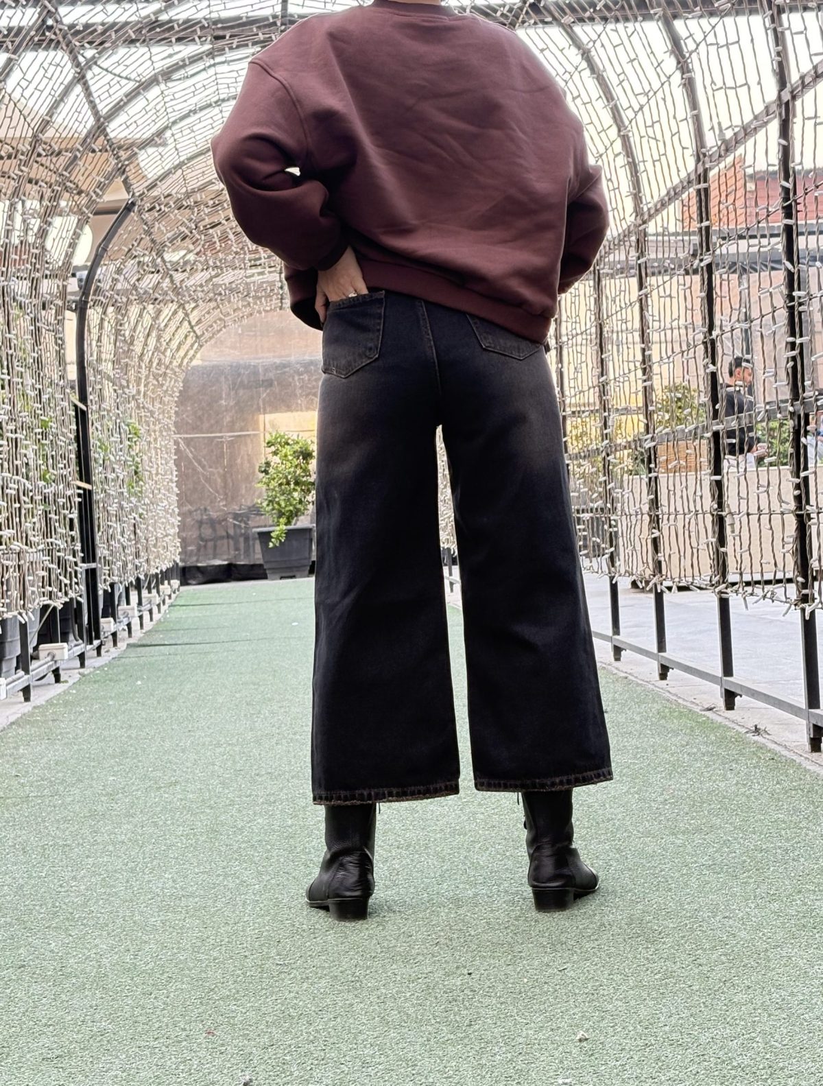 شلوار جین واید لگ  زنانه تا سایز بزرگ - Image 5