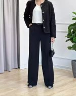 شلوار کرپ مازراتی دبل مدل بگ