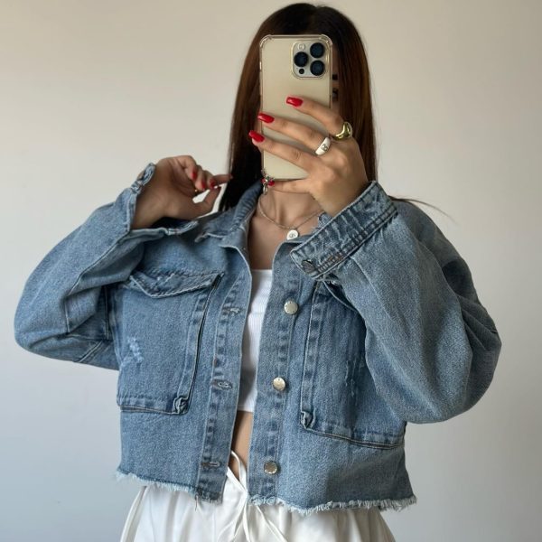 کت جین زنانه مدل زویا