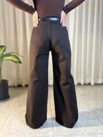 شلوار جین فلر بگ قهوه ای - Image 3