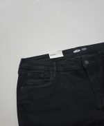 شلوار جین جذب اسکینی زنانه کشی مشکی سایز بزرگ - Image 3