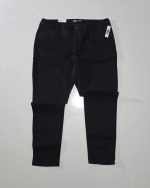 شلوار جین جذب اسکینی زنانه کشی مشکی سایز بزرگ - Image 2