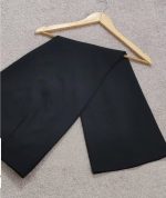 شلوار کرپ دمپا گشاد مشکی تا سایز بزر - Image 2